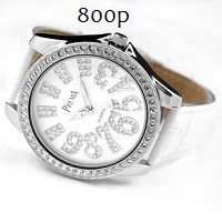 брендовые женски часы Prema с камнями